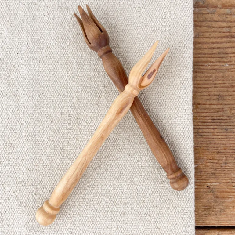 Pique-olive en bois d'olivier