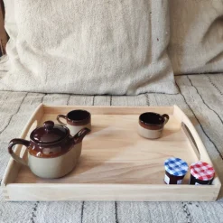 Plateau en bois à poser
