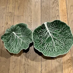 Plat feuille de chou concave