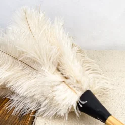 Plumeau en plumes d'autruche 50 cm