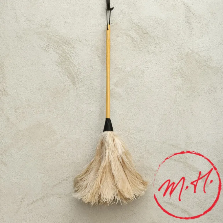 Plumeau en plumes d'autruche 70 cm