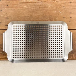 Poêle à griller pour barbecue en inox