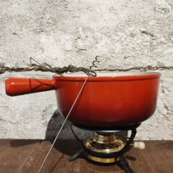 Poêlon en fonte émaillée pour fondue