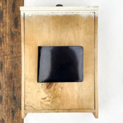 Porte-feuille en cuir italien