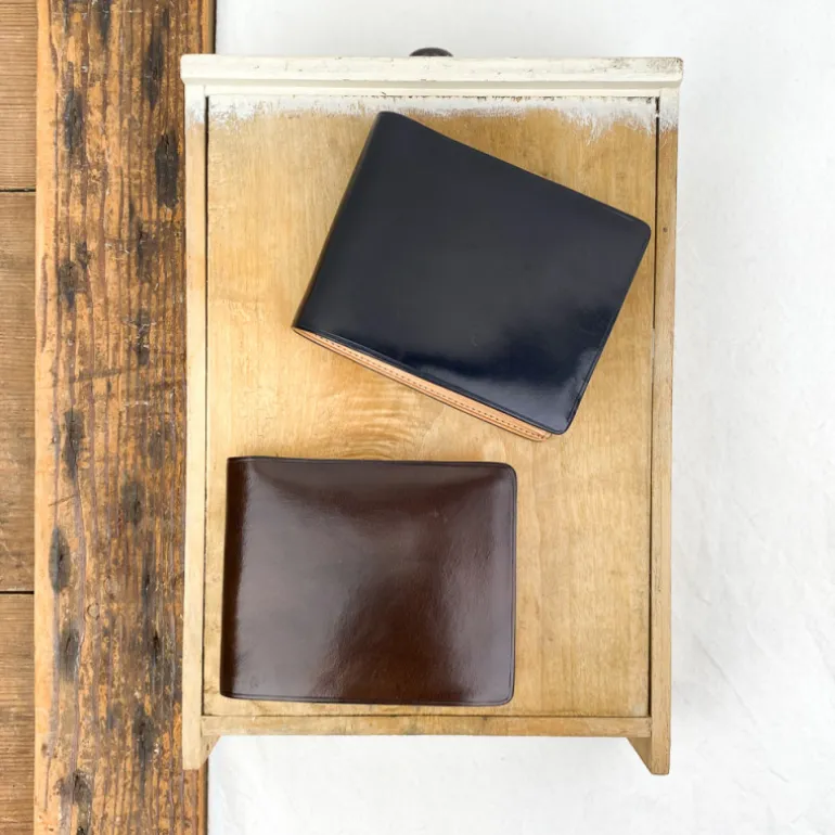 Porte-feuille en cuir italien
