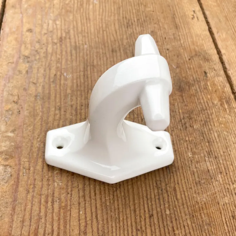 Porte-peignoir en porcelaine