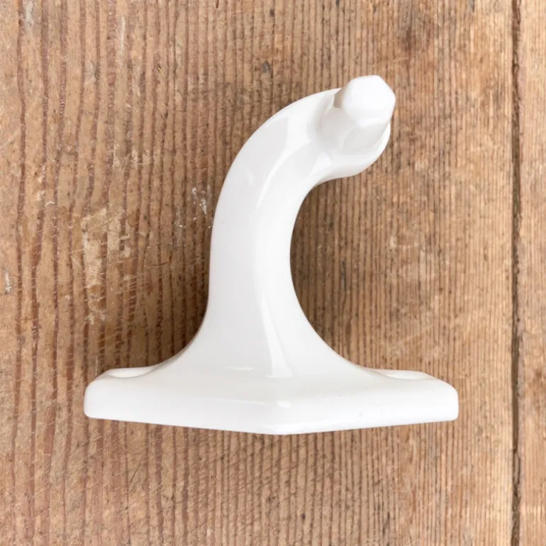 Porte-peignoir en porcelaine
