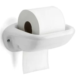 Porte-rouleau papier toilette en porcelaine