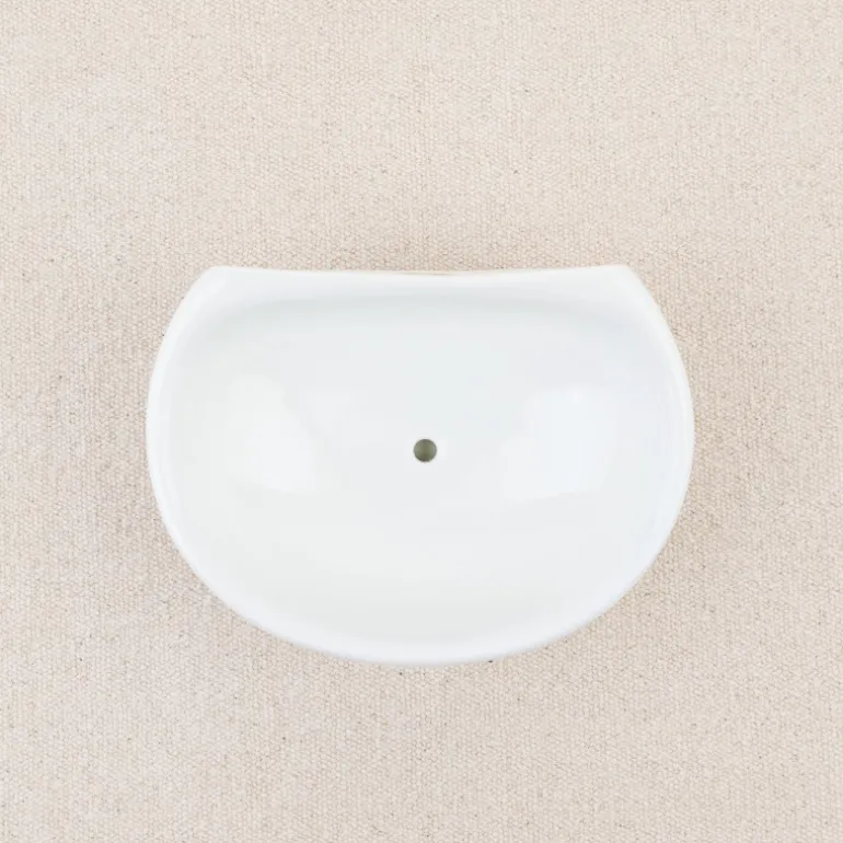 Porte-savon mural en porcelaine