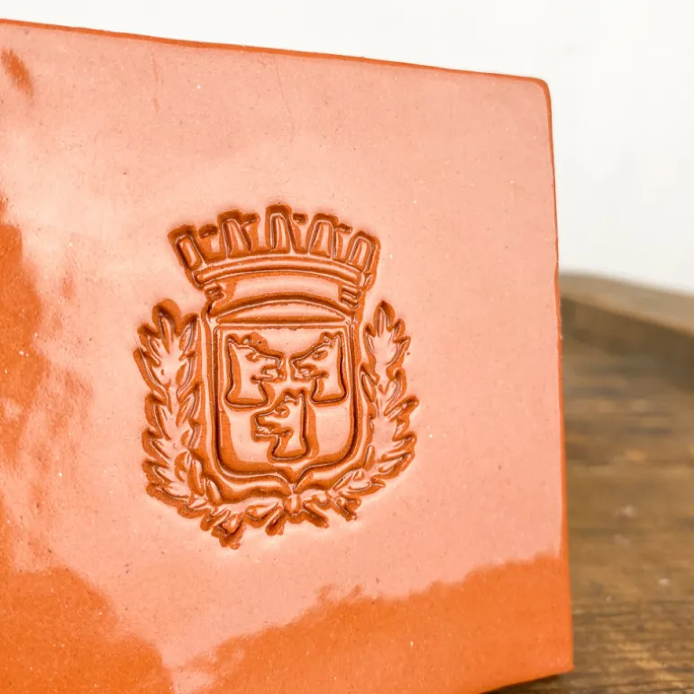 Porte-savon tomette émaillée Maison Empereur