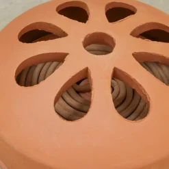 Porte-spirales à la citronnelle en terre cuite