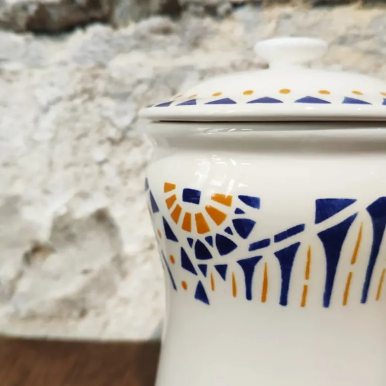 Pot apothicaire Art-Déco - Gien