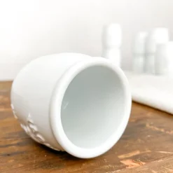 Pot de yaourt en porcelaine