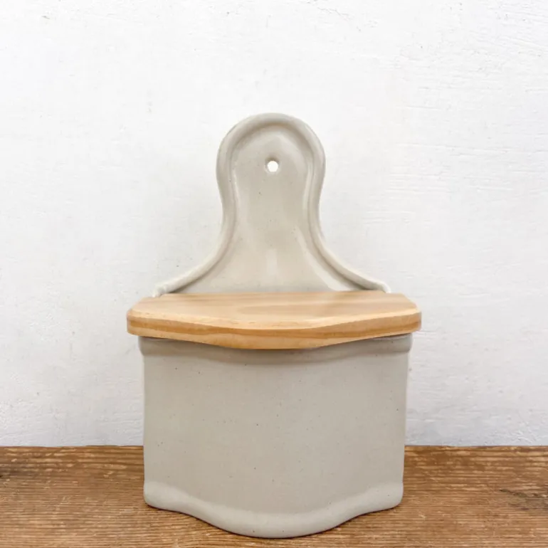 Pot à sel en grès émaillé