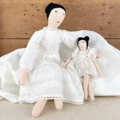 Poupée de Chiffon victorienne et sa fille