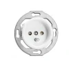 Prise de terre en duroplast blanc