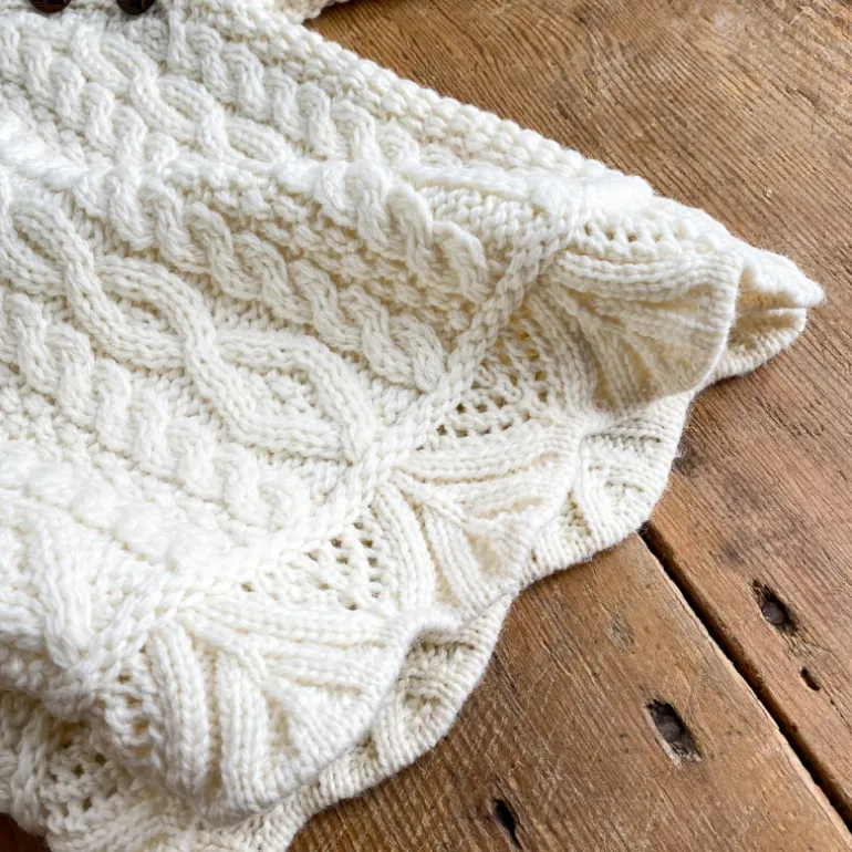 Pull irlandais à capuche bébé 12/18 mois