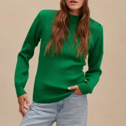 Pull marin vert