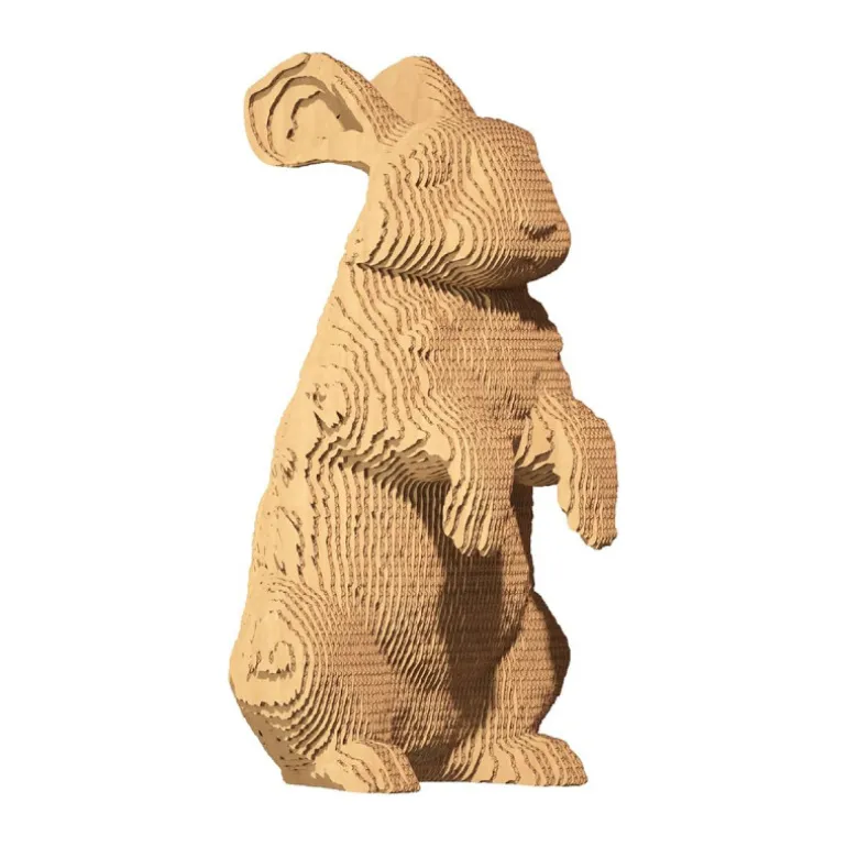 Puzzle 3D en carton recyclé