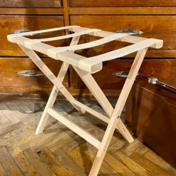 Repose bagage pliant en bois