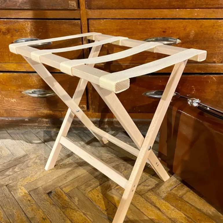 Repose bagage pliant en bois