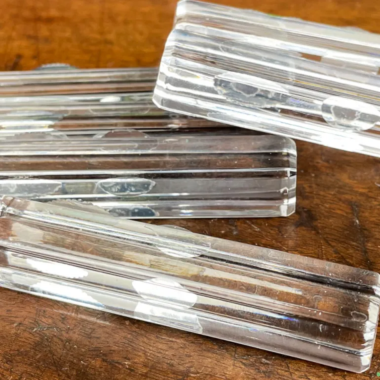 Repose couteaux en cristal
