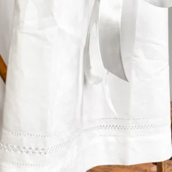 Robe de baptême avec béguin et chaussons