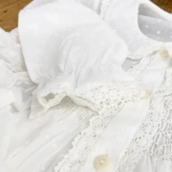 Robe de chambre blanche enfant