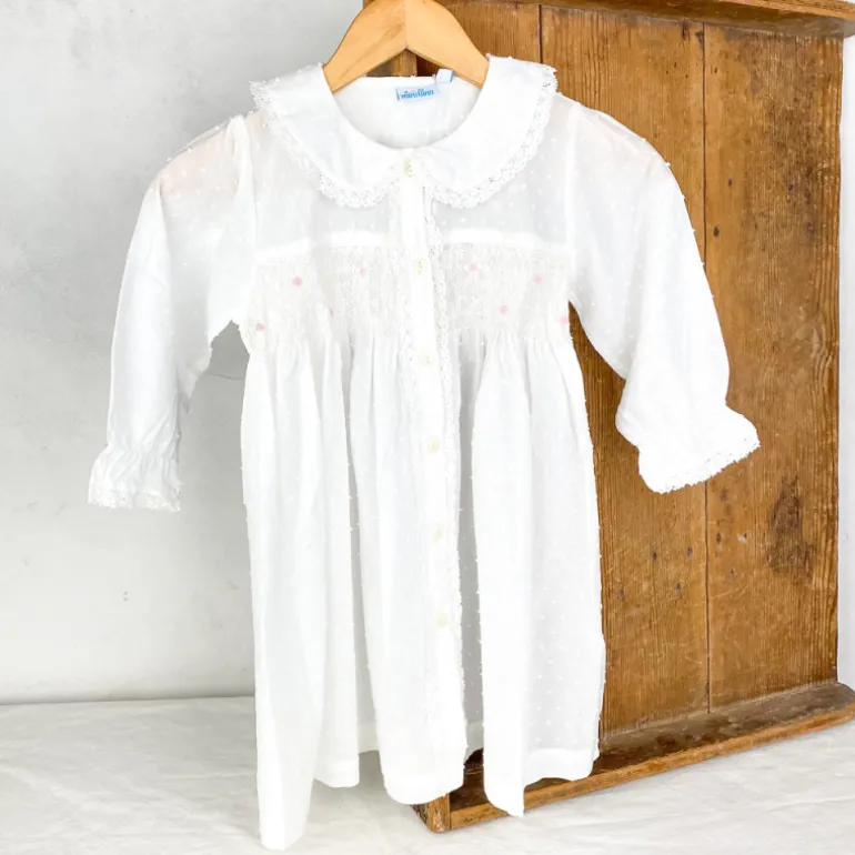 Robe de chambre blanche enfant