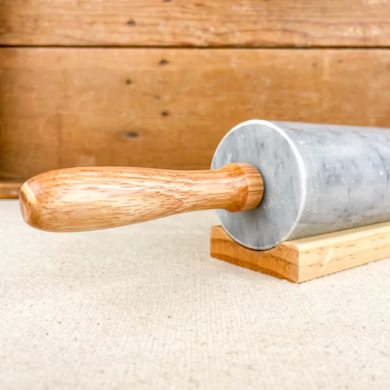 Rouleau à pâtisserie marbre