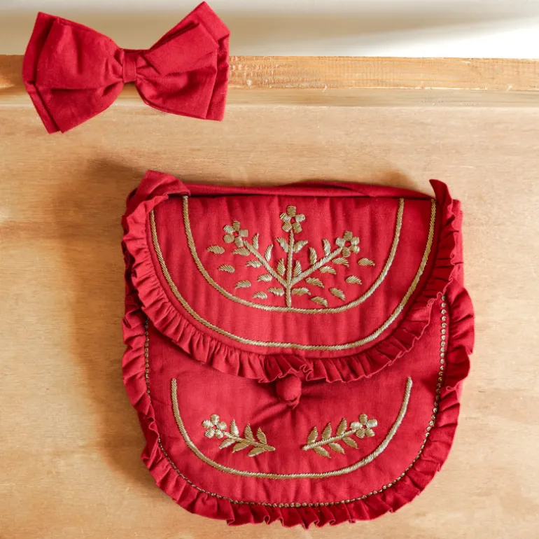 Sac bandoulière avec pince à cheveux