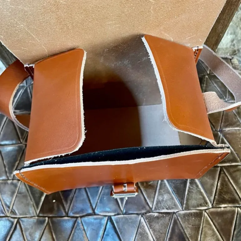 Sac en cuir 20x14x12