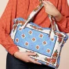 Sac à main Adiana bleu Souleiado