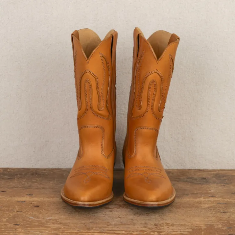 Santiags La Botte gardiane cuir naturel