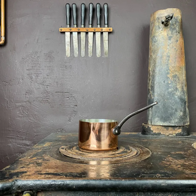 Saucière en cuivre étamée