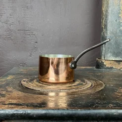 Saucière en cuivre étamée