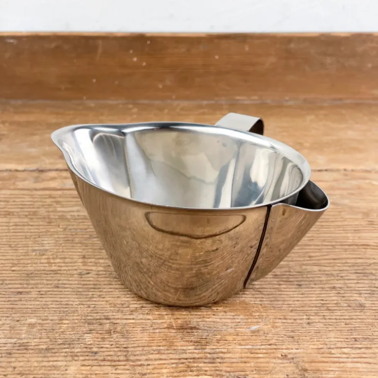 Saucière gras/maigre en inox
