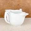 Saucière gras / maigre en porcelaine