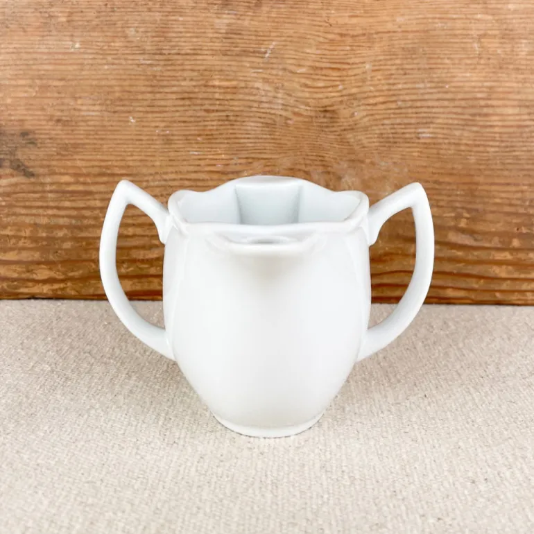 Saucière gras / maigre en porcelaine