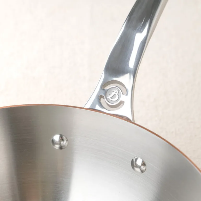 Sauteuse bombée cuivre prima matera induction ø 24cm