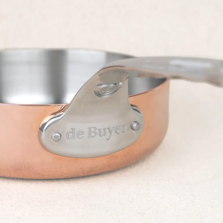 Sauteuse droite cuivre prima matera induction