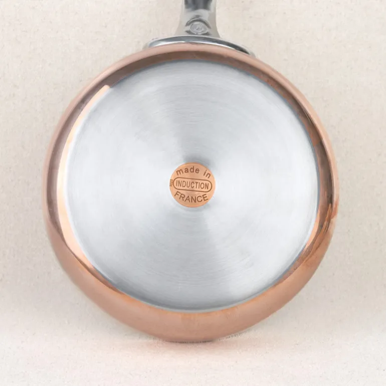 Sauteuse droite cuivre prima matera induction