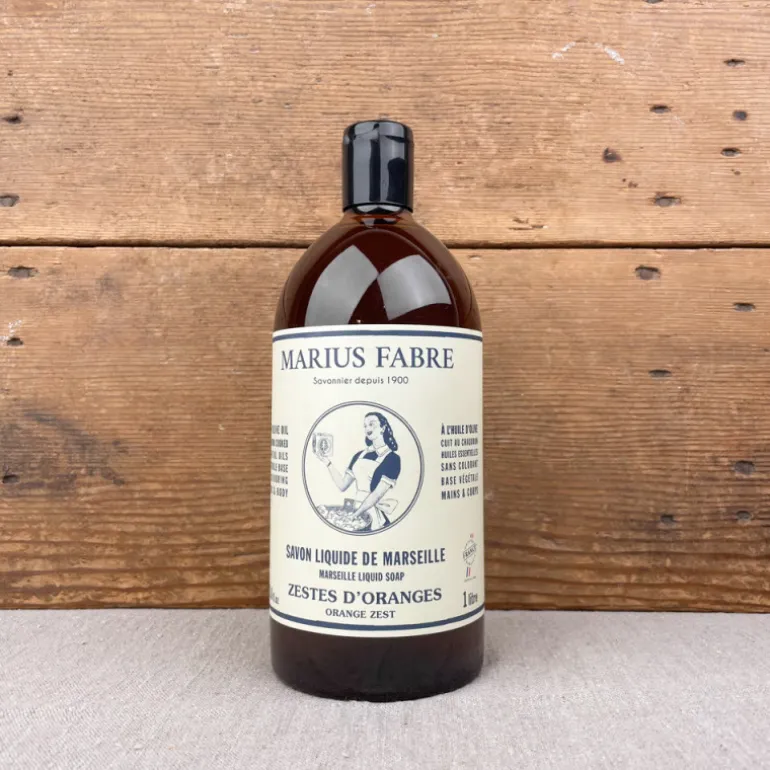Savon de Marseille liquide aux zestes d'orange