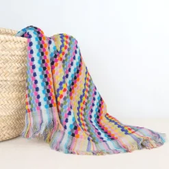 Serviette de plage multicolore