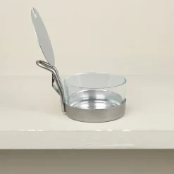 Serviteur à parmesan inox