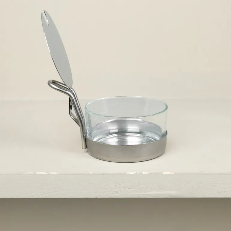 Serviteur à parmesan inox