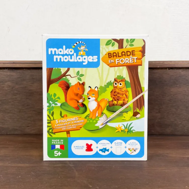 Set d'animaux à mouler en plâtre