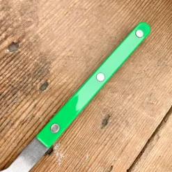 Set de 4 couverts verts effet mat