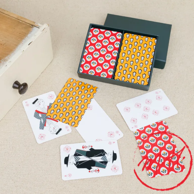 Set de 2 jeux de cartes Souleiado