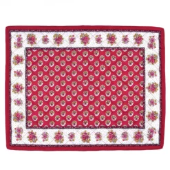 Set de table Fleur d'Arles rouge Souleiado